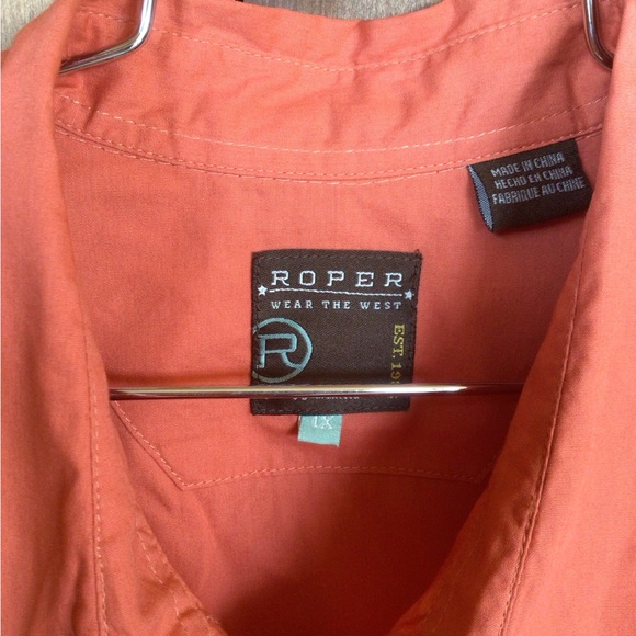 1X Roper western pearl snap shirt - Picture 3 of 6